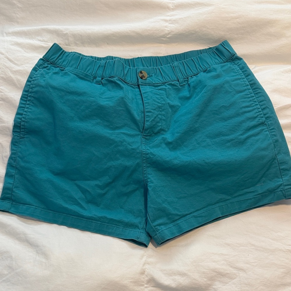 Men’s Maamgic Teal Casual Elastic-Waist Shorts - 33in 4in inseam